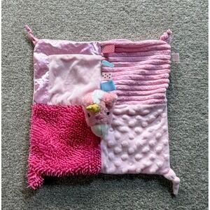 Make Believe Ideas Unicorn Security Blanket Lovey Pink Sensory Snuggables Target